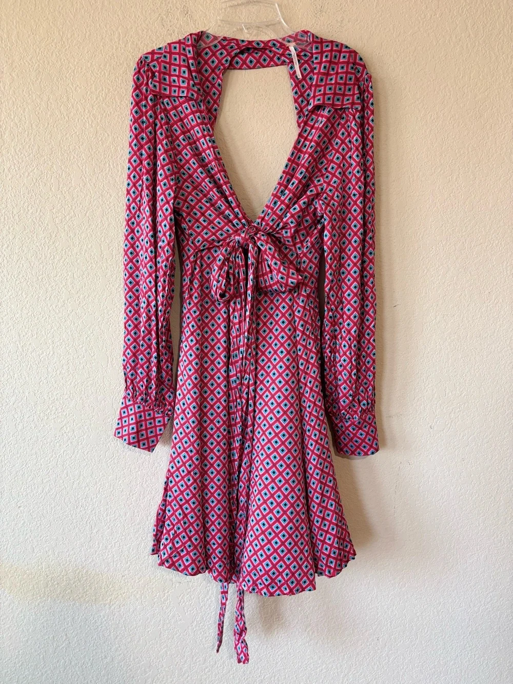 Free People it takes two long sleeve mini dress Size L